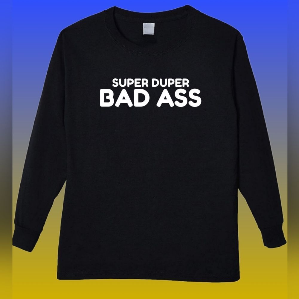 Long Sleeve Black Shirt Graphic Tee